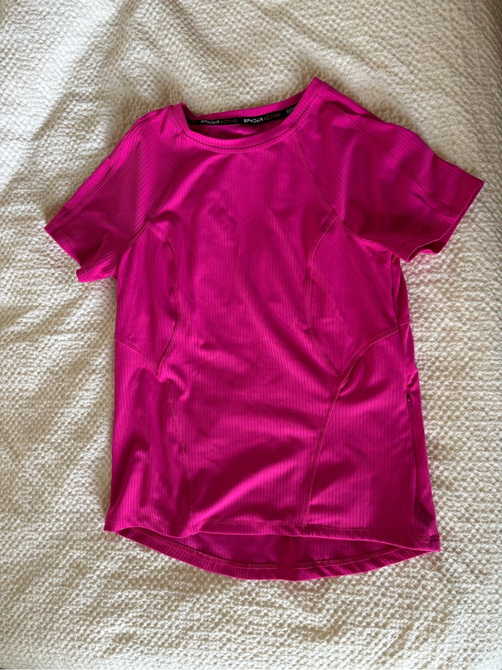 Sporty hot pink  Short Sleeve Women’s Top